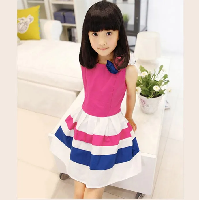 baby girls dress children costumes toddler clothing kid clothes new fashion 2015 flowers lovely plaid Popular robe bebe vetement (12)