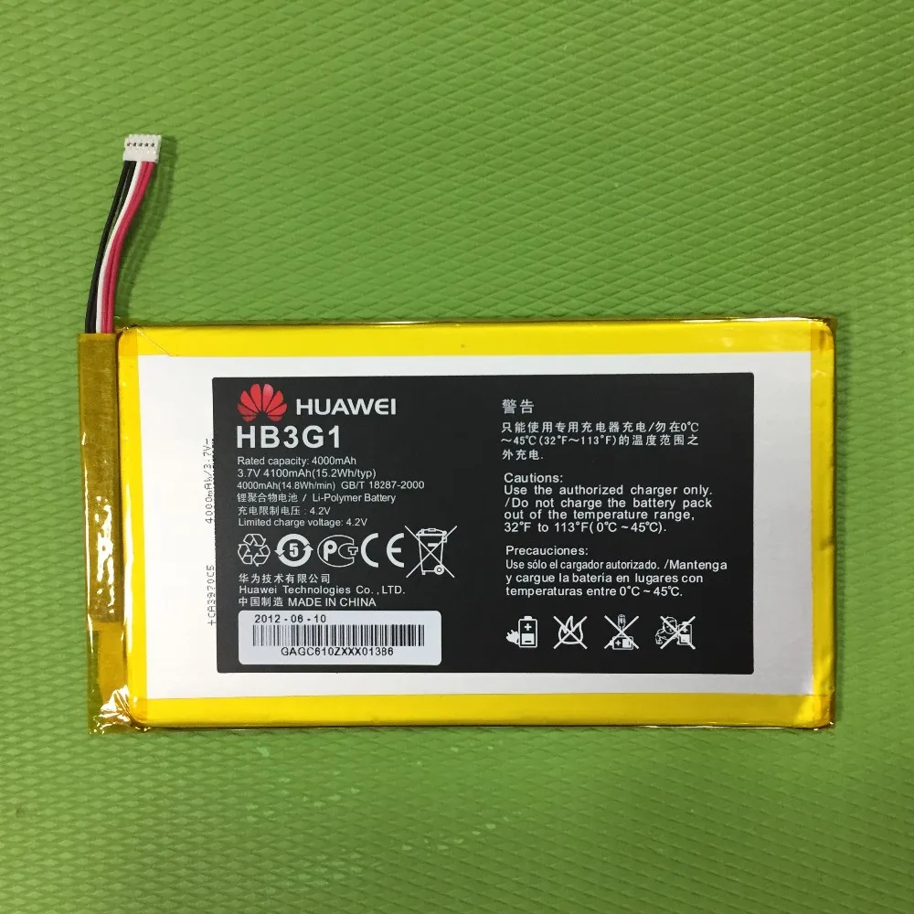 MLLSE HB3G1/HB3G1H аккумулятор 4000 мАч для huawei MediaPad 7 Lite S7-301U T-Mobile Batterie Bateria