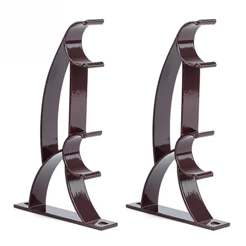 

1 Pair Practical Rome Rod Stand Curtain Base Aluminum Alloy Pipe Rod Hook Bracket bracket