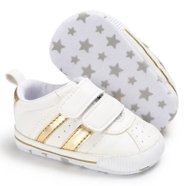 Infant Toddler Soft Sole Hook Loop Prewalker Sneakers Baby Boy Girl Crib Shoes Newborn to 18 Months - Image 2