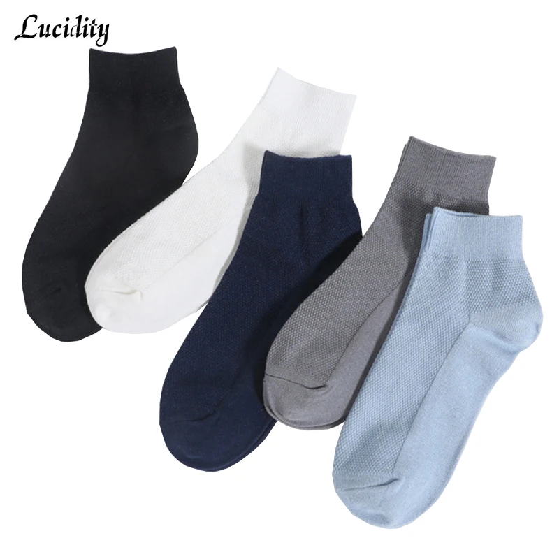 

Summer Cotton Mens Short Socks Fashion Breathable Mesh Cotton Men's Socks Casual Solid Color Socks Male 3Pairs/lot=6pieces