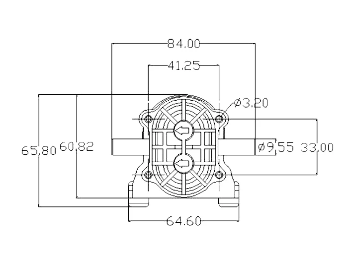 24V Micro Gear Pump High Temperature Corrosion Resistant DC Self-priming Pump 