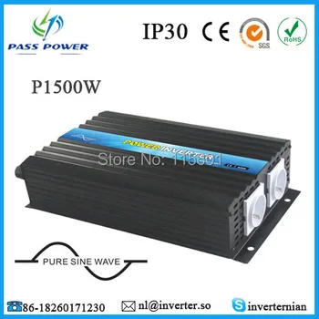 

Hot Selling, free shipping single type off grid inverter pure sine wave 1500w home inverter 24v to 110v