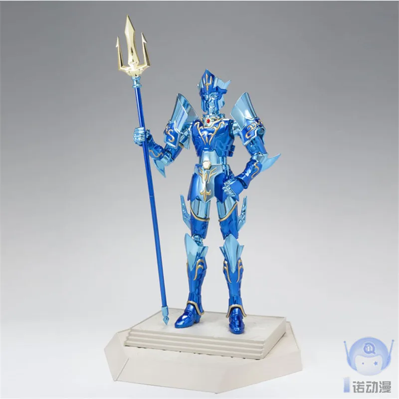 Original Bandai Saint Seiya Saint Cloth Myth Poseidon 15th Anniversary Ver PVC Action Figure Model Toys Marina Figurines