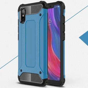 

10PCS Luxury Shockproof Protection Phone Case For Xiaomi Mi 9T CC9 9 SE 8 Lite 6 5 5S A2 A1 F1 Max 2 Mix 3 2S Hybrid Armor Cover