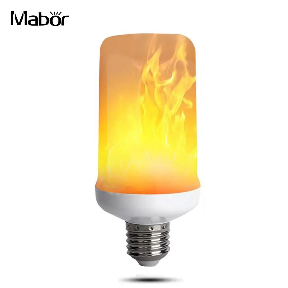 

Mabor Light Bulbs Fire Light Creative Flame Effect Lamp E27 Atmosphere Lamp Christmas Decoration Light Lamp