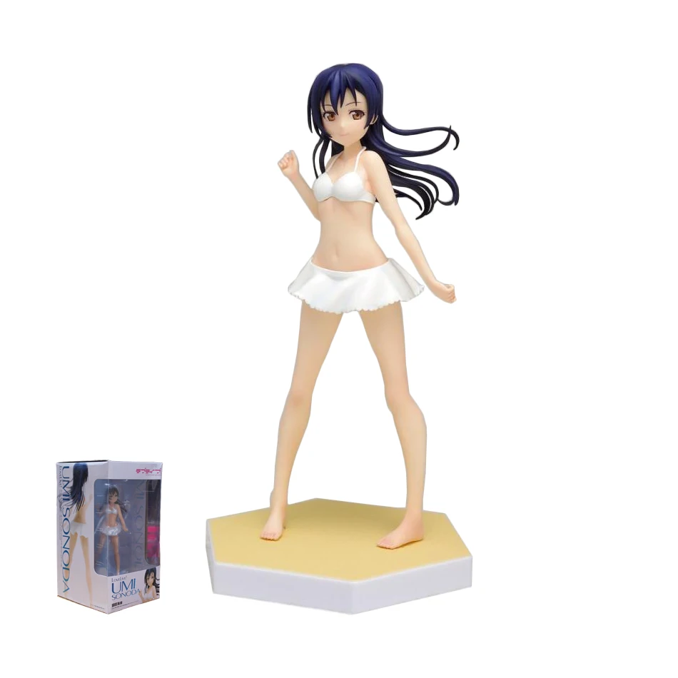 

Love Live Umi Sonoda Swimsuit Ver. School idol Project Japanese Anime Action Figure Toys 16cm PVC Kids Collection Model 0553