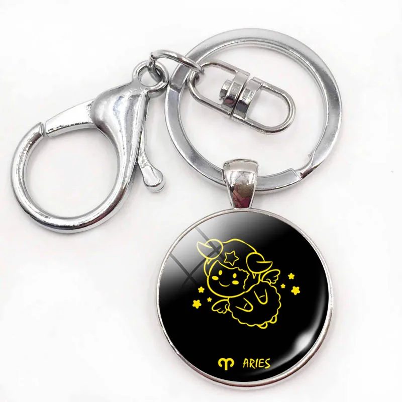 10silver keychain.