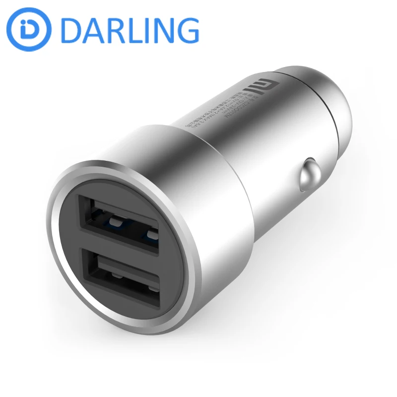  Original Xiaomi Car Charger Dual USB 5V/3.6A Volt Quick Charge Full Metal Compatible with Most Phones Tablet PC Best Quality 