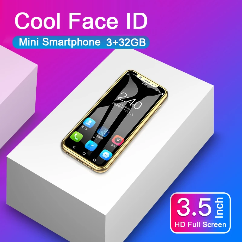 K-TOUCH I9 Super Mini Pocket Android Mobile Phone 3.5 Inch 3GB RAM 32GB ROM Android 8.1 Dual SIM 4G SmartPhone Face ID 2200mAh K-TOUCH I9 Super Mini Pocket Android Mobile Phone 3.5 Inch 3GB RAM 32GB ROM Android 8.1 Dual SIM 4G SmartPhone Face ID 2200mAh