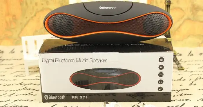 QFX Портативный Беспроводной Bluetooth Динамик мини аудио MP3 плеер регби сабвуфер Мини