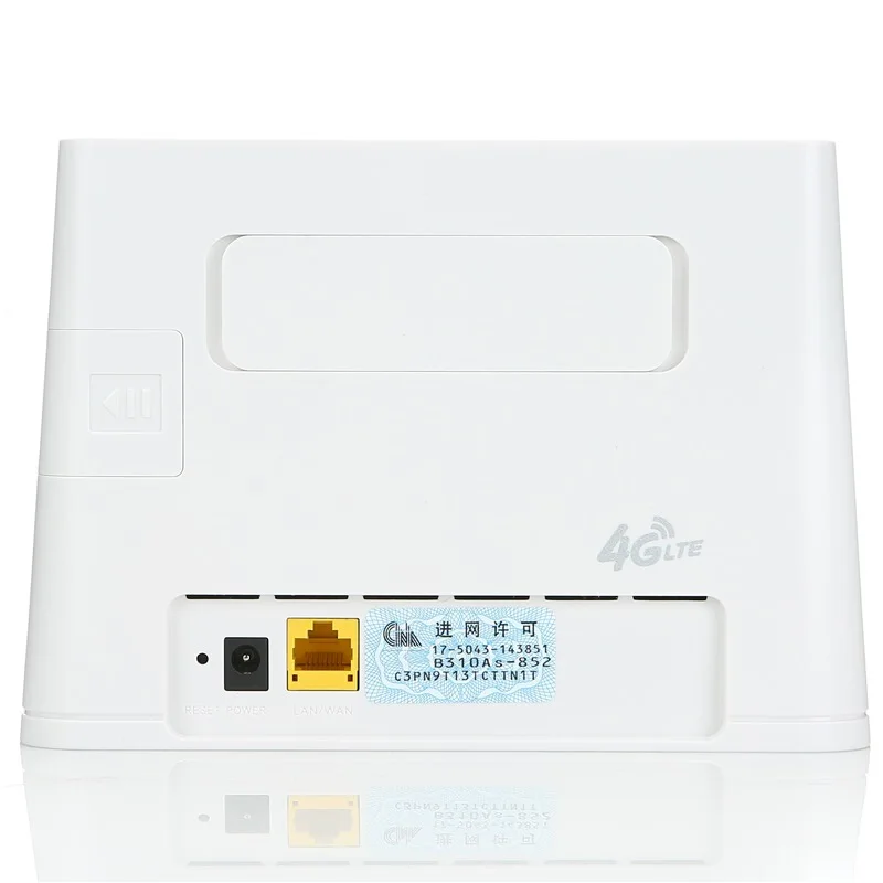 Открыл роутер Huawei B310As-852 LTE FDD B3/B7/B8 900/1800/2600 МГц TDDB38/39/40/41 1900/2300 M/2500/2600 Mhz мобильный Беспроводной VOI