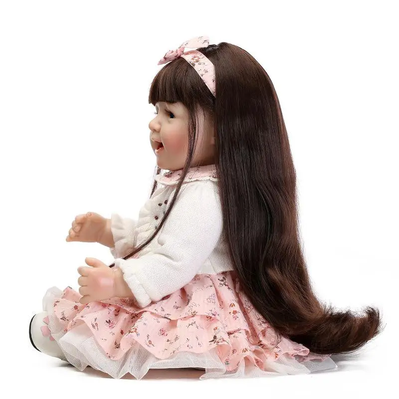 2" силиконовые куклы-Реборн, реалистичные, Детская кукла-Реборн, милые улыбающиеся Игрушки для девочек, как лучший игровой мате для девочек, детские Bonecas