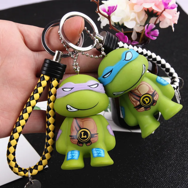 

Teenage Mutant Ninja Turtles Cosplay Prop Key Chain Badge Fashion Trend Tortoise Pendant Small Gift