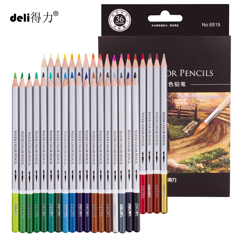 art marker pen Safe Non-toxic Lead Water Soluble Colored Pencils Watercolor Pencils For Writing Drawing School Supplies Painting