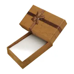Дешевые 8X5X2,5 см мини коробка для украшений колец серьги часы Цепочки и ожерелья маленькая коробка подарочная упаковка квадратный куб