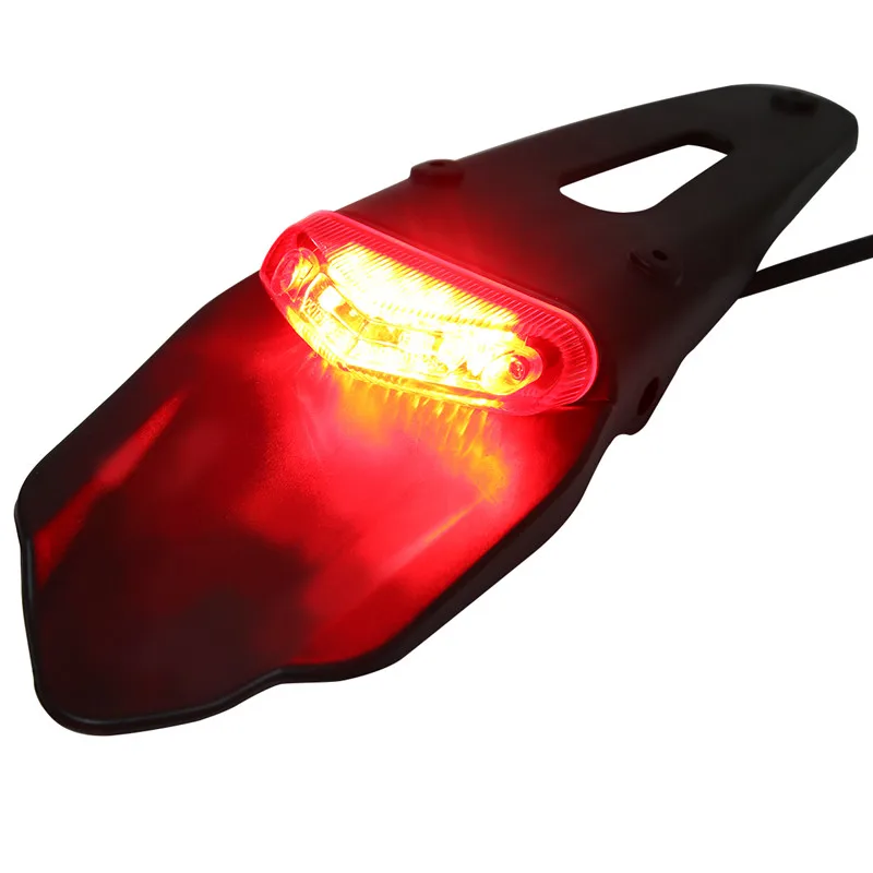 

New Motorcycle LED Fender Break Stop Light Red Rear Rear Tail Lamp for Enduro Trials Trailbikes XR400 Honda XR400 Beta 400 450
