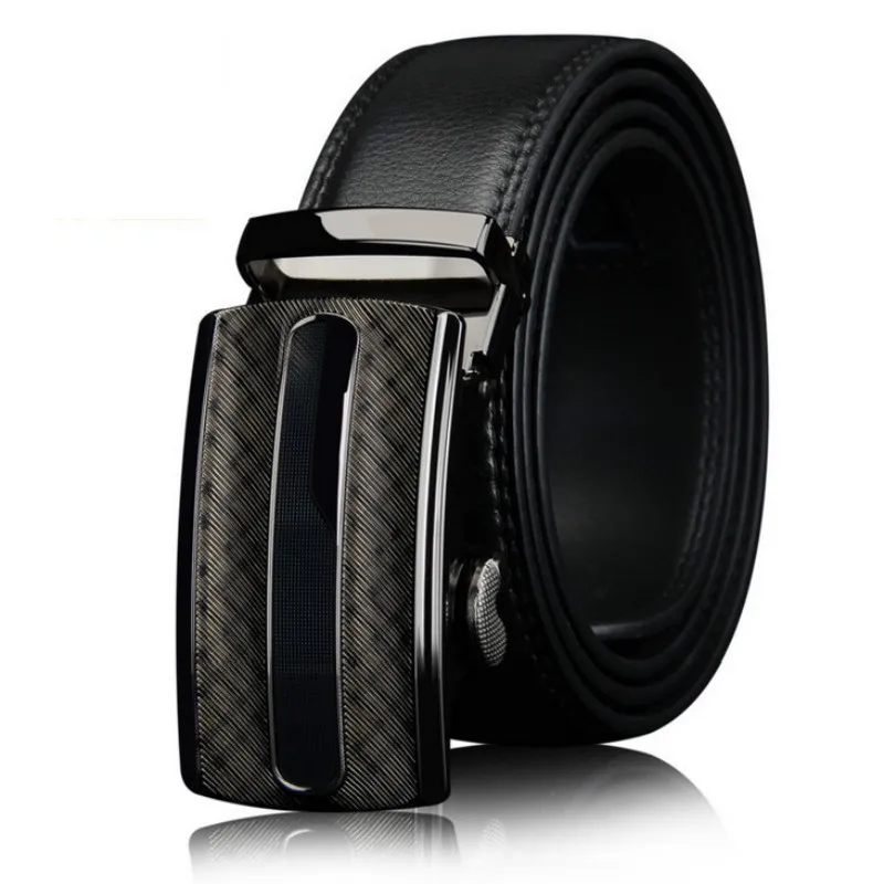 

SOEI Cowskin Leather Automatic Buckle Mens Belt Designer Belts Men High Quality Mens Belts Luxury Mens Black Brand Leather Belt