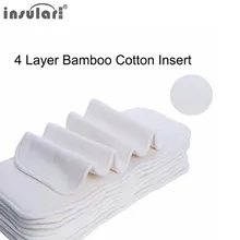 insular 5 PCS Reusable Baby Cloth Diaper Nappy Liners font b Insert b font 4 Layers