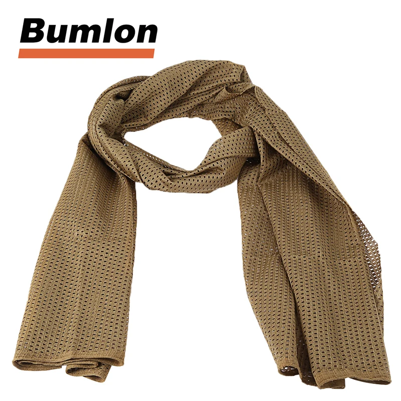 Tactical Scarf Mesh Breathable Winter Windproof Camouflage Warm Scarves for Hunting Shooting Airsoft RL37-0054 (1)