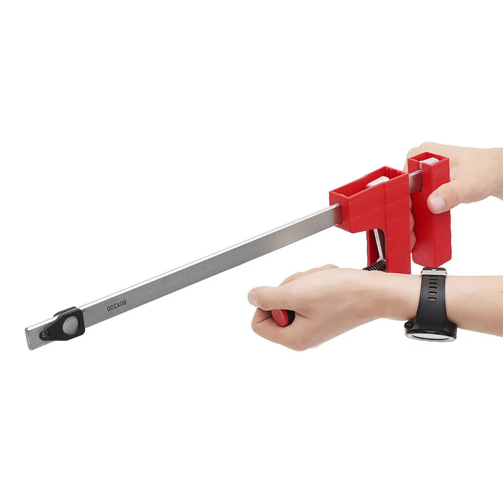 4 Set MAGT Pipe Clamp 3//4/’/’ Quick Release Heavy Duty Wide Base Iron Wood Metal Clamp Set Woodworking Workbench