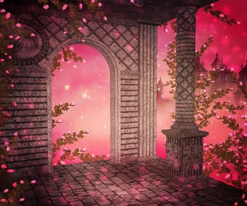 

Life Magic Box Wonderland Red Rose Photon Wedding Photocall Photographic Background