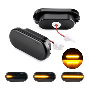 

For Volkswagen Bora Golf 3 4 Passat 3BG Polo SB6 Dynamic LED Car LED Side Marker Turn Signal Light Amber Light Smoke LED Blinker