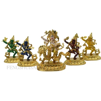 

Feng Shui White Dzambhala and The Four Dakinis Home Decor