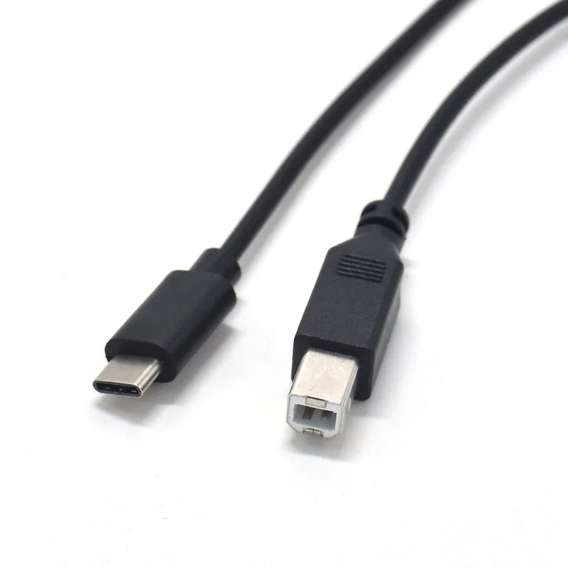 USB-C USB 3,1 type C мужской разъем для USB 2,0 B Тип Мужской кабель для передачи данных принтер для мобильного телефона жесткий диск