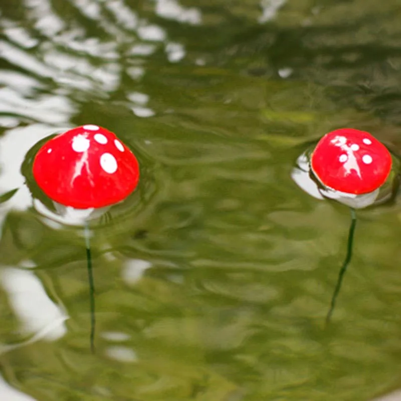 15 шт. садовое украшение мини красный гриб микро Фея садовый декор, украшение бонсай DIY ремесло Мода