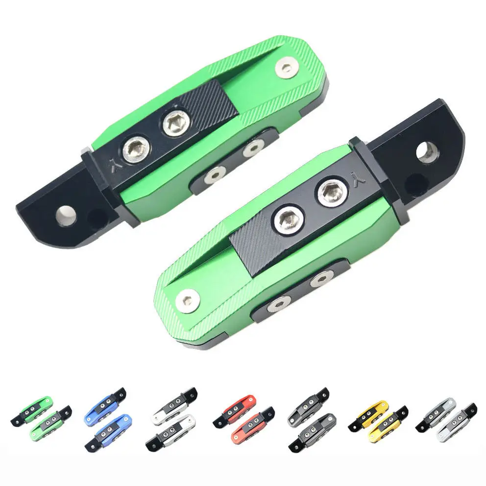 

Rear Passenger Footrests Foot Pegs Pedal Pads For Yamaha YZF R1 R6 R1M/S