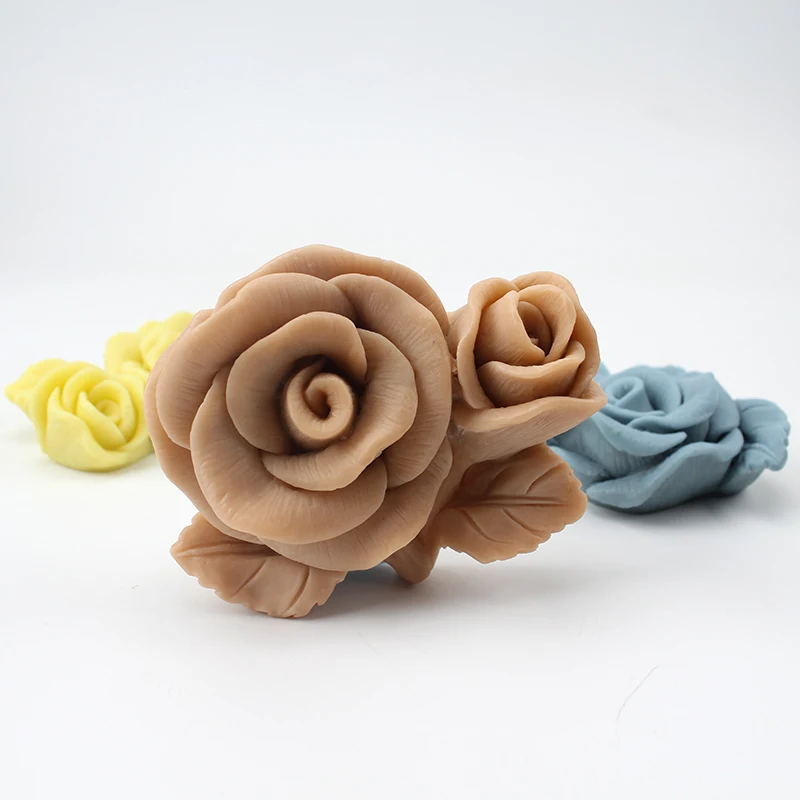 

3D Flower Silicone Soap Mold Soap Making Tools DIY Candle Wax-Resin Mould Handmade Fragrance Soap Form