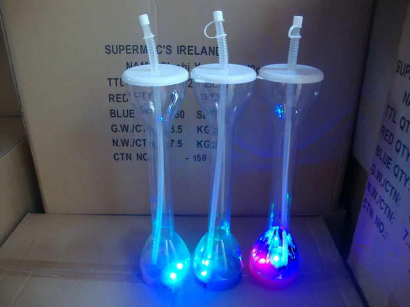 

PVC plastic pearl milk tea burst milk cola beverage space singular 700ml wedding festival adult Straw water bottle