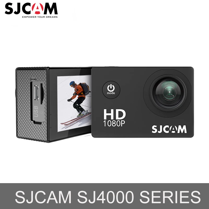 Оригинальная экшн видеокамера SJCAM SJ4000 & WiFi 1080P HD водонепроницаемая Экшн камера для