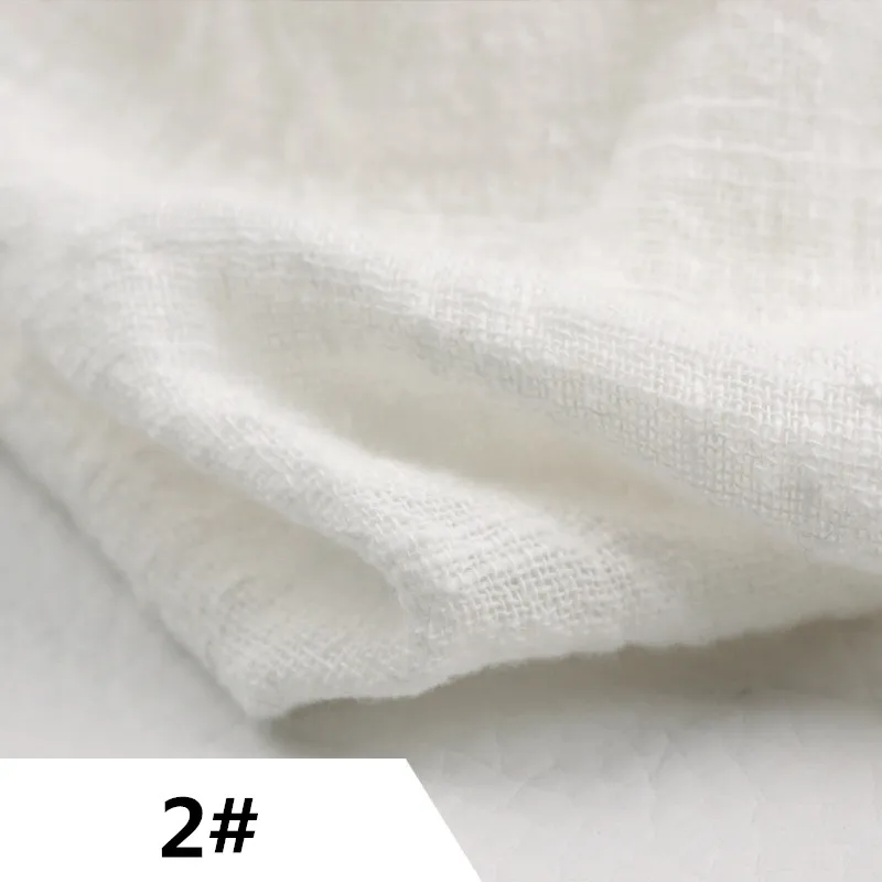 

Pleated Linen Fabric for Patchwork Sewing Navy White Creped Slub Cotton Linen Fabric Summer Apparel Sewing Cloth Tissus 50x135cm
