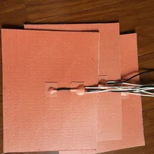 240 мм x 240 мм 350 Вт 110 в Вт/NTC 100 к термистор, 3 м PSA силиконовый нагреватель 3d принтер нагреватель, тепловая кровать, первоклассное качество