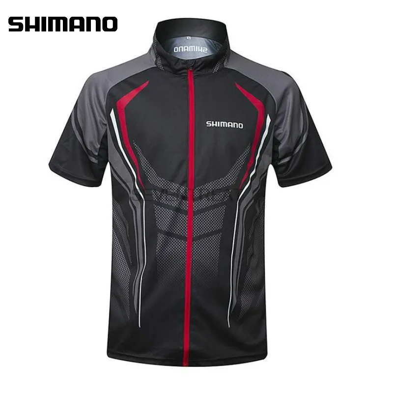 

New Shimano Fishing Shirt 2018 New Short Sleeve Sun Fishing Clothing Breathable Quick Breathable Perspiration Fishing Clothes
