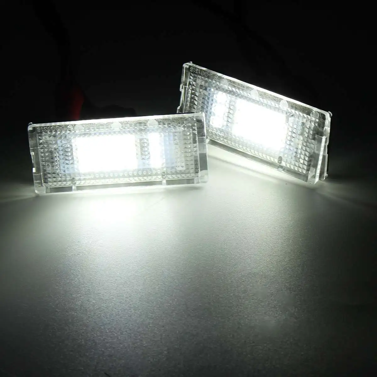 1 пара 6500K 3528 SMD светодиодный номерной знак огни белый Canbus Ошибок для BMW 3-серии E46 1998-2005 3 4 5 дверей