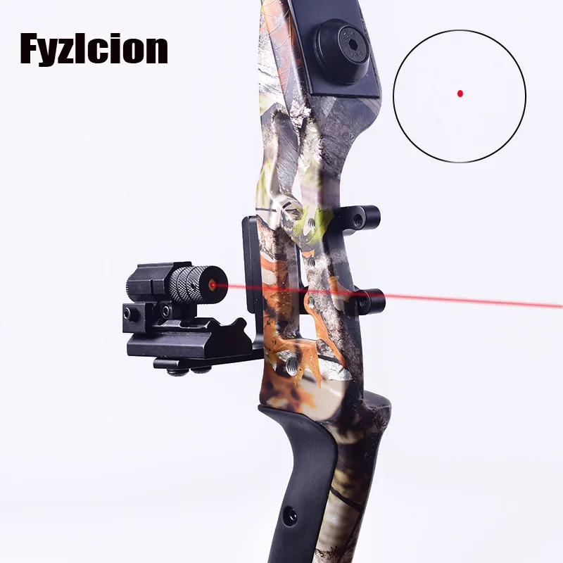 

Compound Bow Scope Laser Rail Mount Adapter Steady Aluminum Alloy Archery Mini CNC Machined Bow +Tactical red dot Mini Red Laser