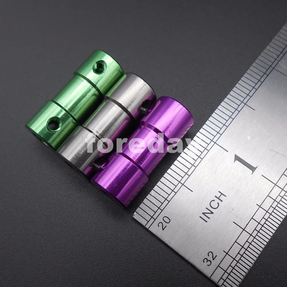 

HQ 20PCS Aluminum Titanium gray 4- 4mm Shaft Motor Flexible Coupling Coupler L: 25mm dia. 10mm +4Spanners wrench 4-4 *FD485X20+4