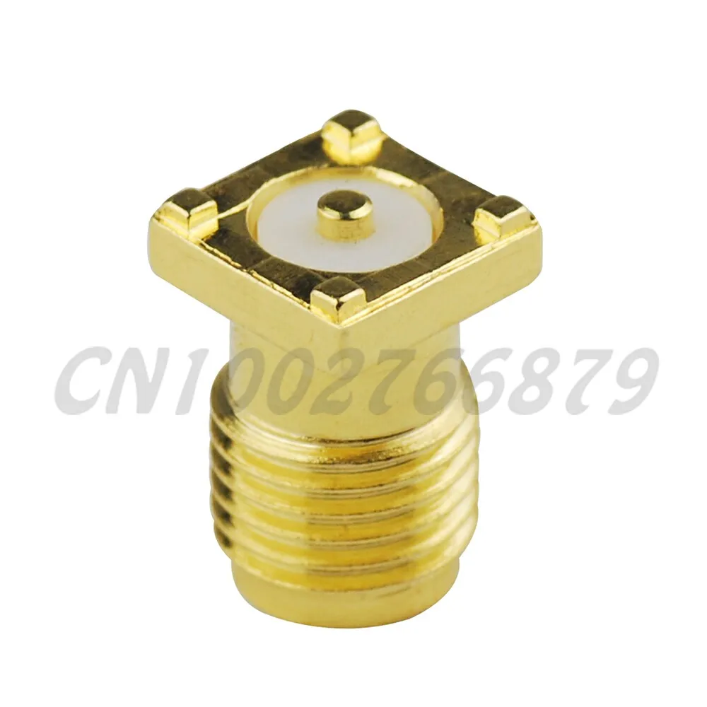 100 шт. RF Электрический коаксиальный разъем SMA female thru hole Jack PCB Mount Surface Connector |