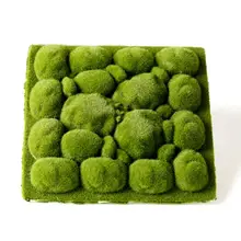 33 см* 33 см Искусственный мох декоративный коврик мхи камень имитация поддельного Моха газон для микро-пейзаж Фея Сад украшение на стену