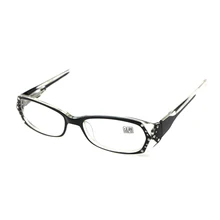 Прозрачные квадратные очки для чтения для женщин, очки для дальнозоркости, лупа, модные очки для чтения с бриллиантами+ 2,0 2,25 L3