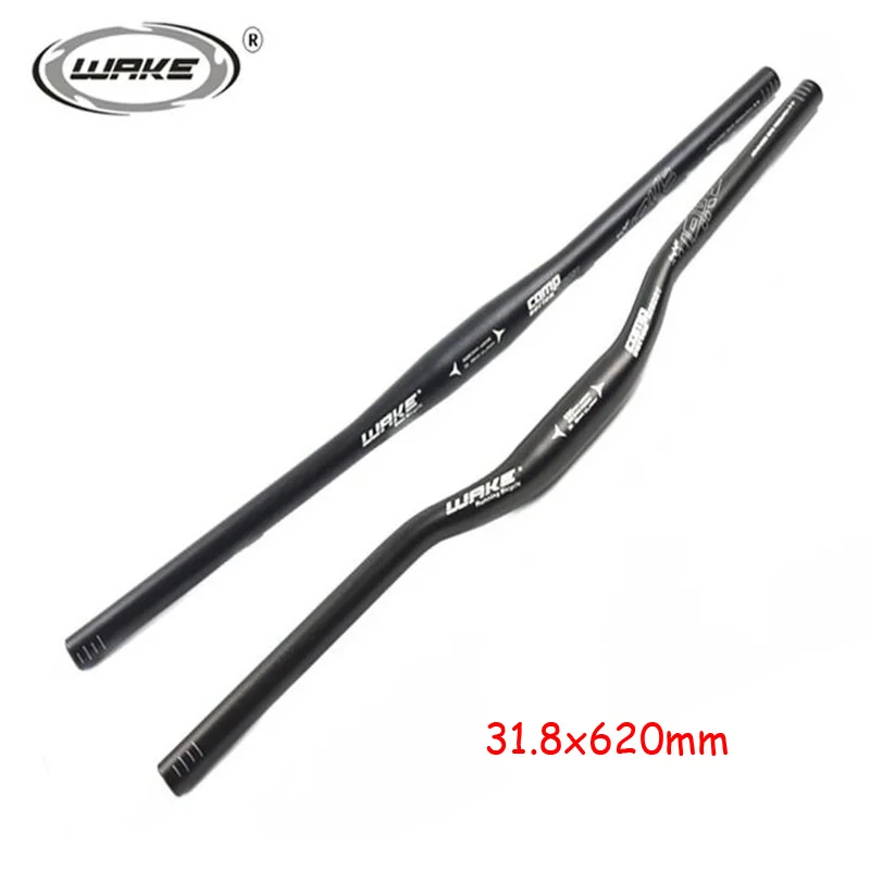 buy Aluminum Alloy bicycle handlebar MTB Road Mountain flat rise handlebar swallow shaped handlebar 620MM *31.8MM Bike parts