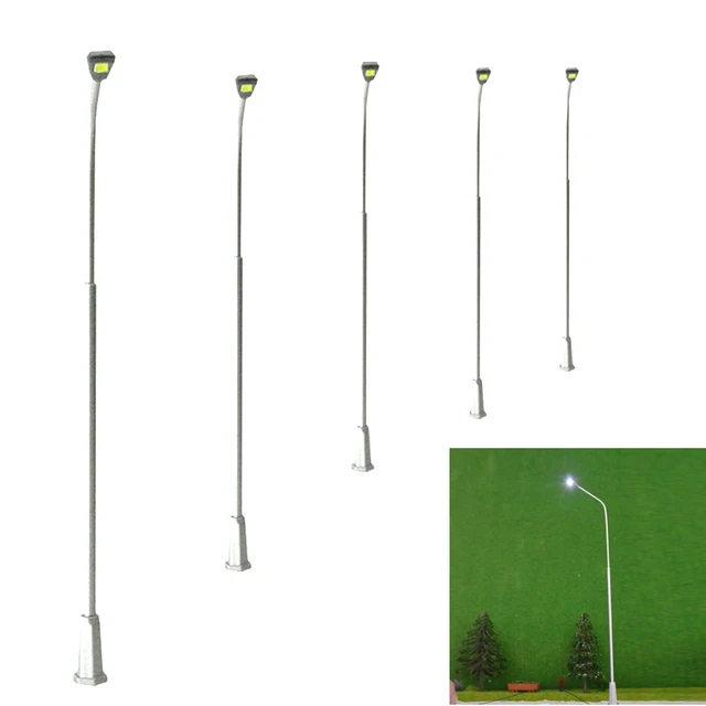 $US $9.60  13CM model light Metal copper Streets Lamp LED 3V architectural Modelmaking Railway Street Lighting