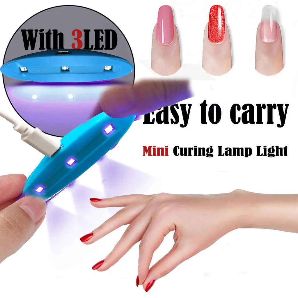 Сушилка для ногтей Светодиодная УФ-лампа для ногтей, Сушилка для ногтей, светодиодный, экологический, портативный, мини USB, лампа для ногтей, лампа для ремонта ногтей, лампа#40