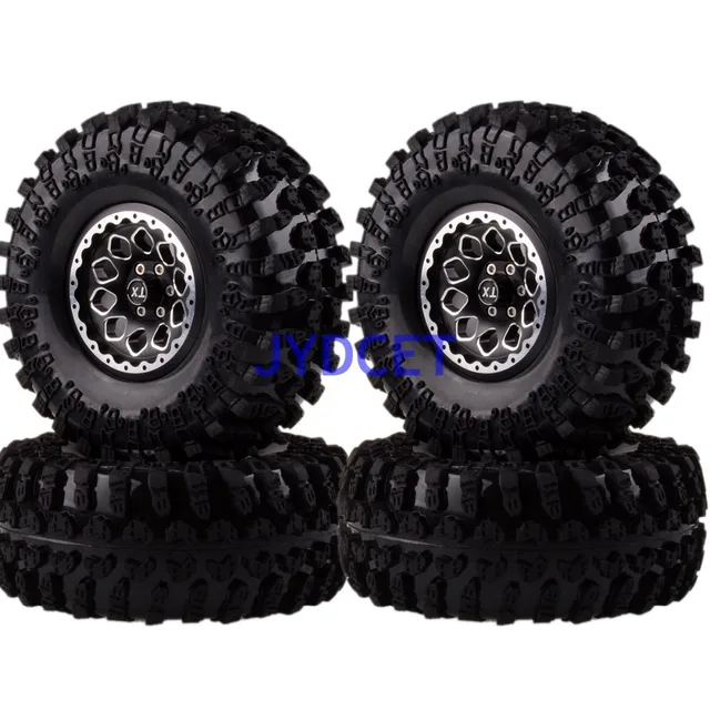Special Price 2021-3021 Aluminum 2.2" Beadlock Wheels Rims & Super Swamper Rocks Tyre 125mm 4pcs For RC 1/10 Climbing Rock Crawler