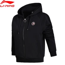 Li-Ning, женские вязаные свитера-худи FZ, на молнии, Стандартная посадка, удобная куртка, для фитнеса, с подкладкой, спортивный свитер AWDN076 WWW961