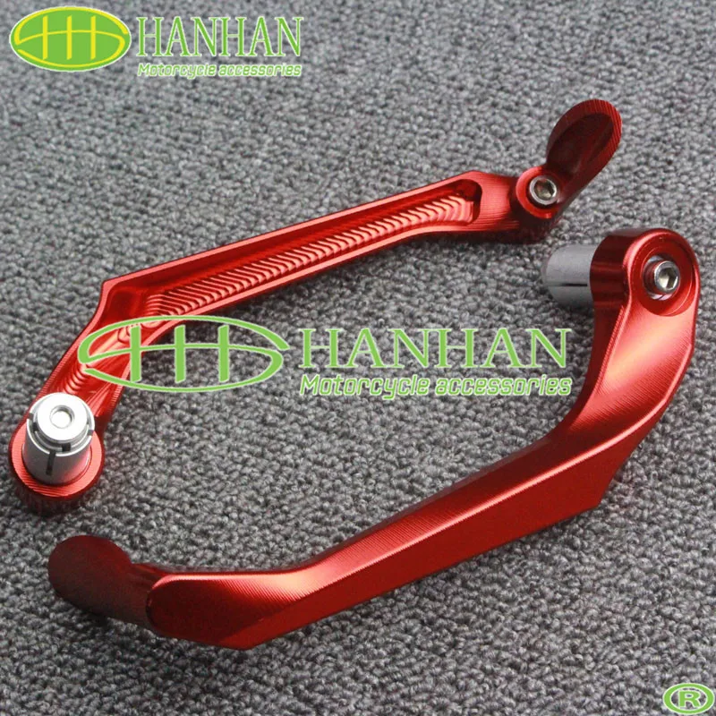 Universal CNC Motorcycle Brake Clutch Levers Protector Guard For Motorbike With 22mm 7/8'' Handlebar Grip Ends Handguards Motors