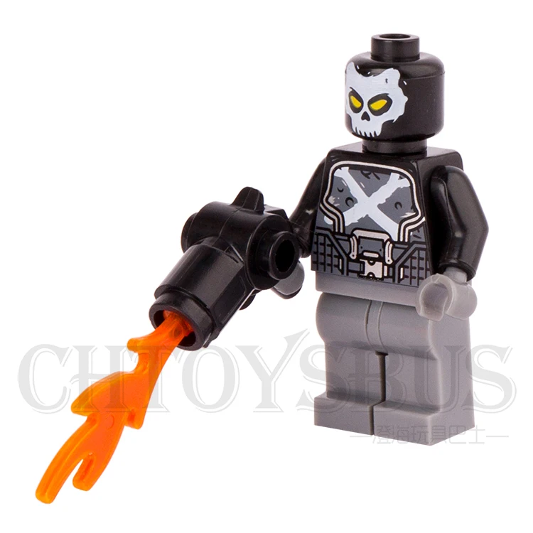 Одна распродажа агент Crossbones Brock Rumlow Hydra minifig Marvel Супер герои модель Мстителей